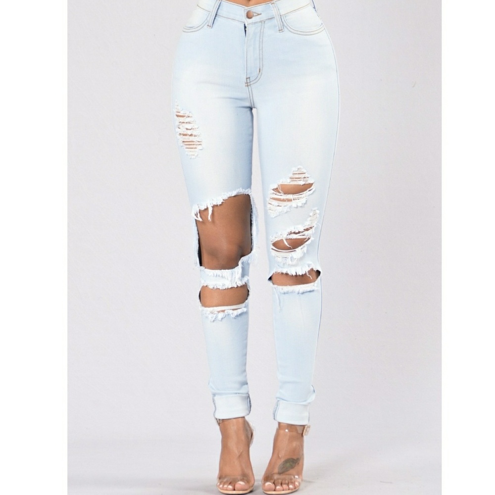 Distressed Jeans